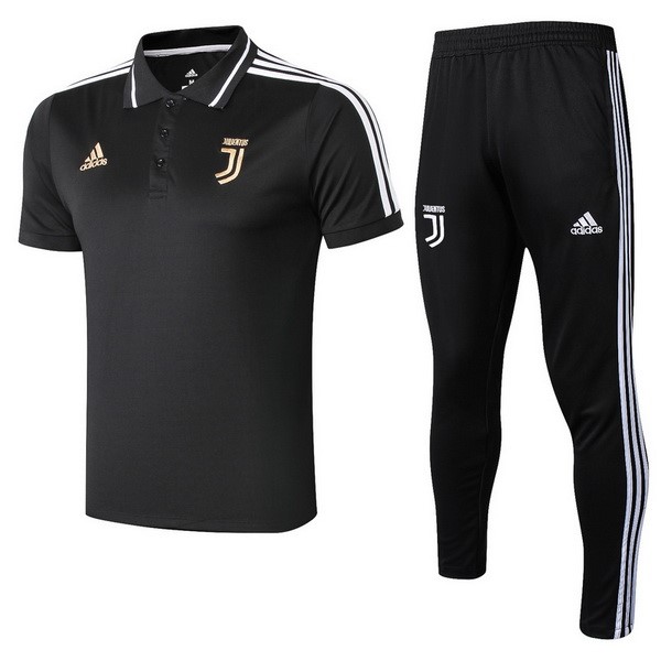 Polo Conjunto Completo Juventus 2018-19 Negro Oro